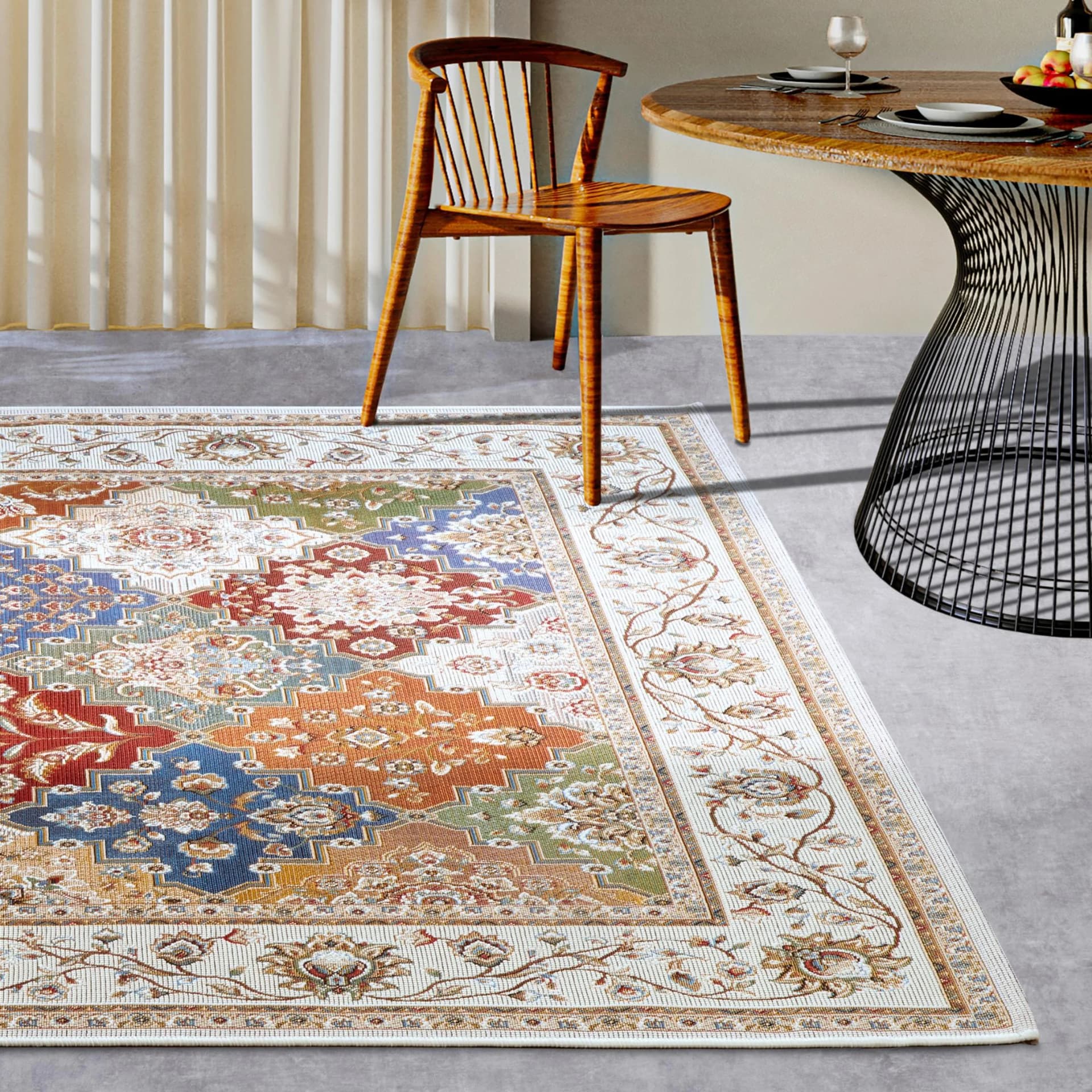 Villeroy & Boch Outdoorteppich Pierre Bunt Orientalisch