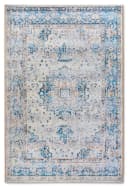 Villeroy & Boch Outdoorteppich Rene Blau Creme Polyester Polypropylen Bild 1