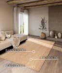 Villeroy & Boch Rosalie Juteteppich Naturgold 200x290cm Bild 4