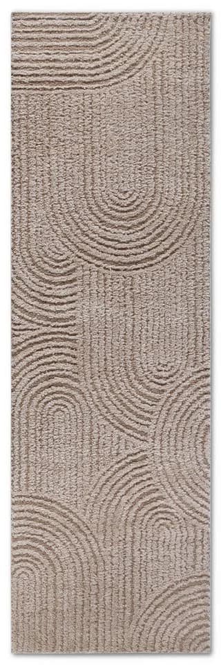 ELLE DECORATION Designteppich Chappe Beige Shaggy Hochflor - Bild 4