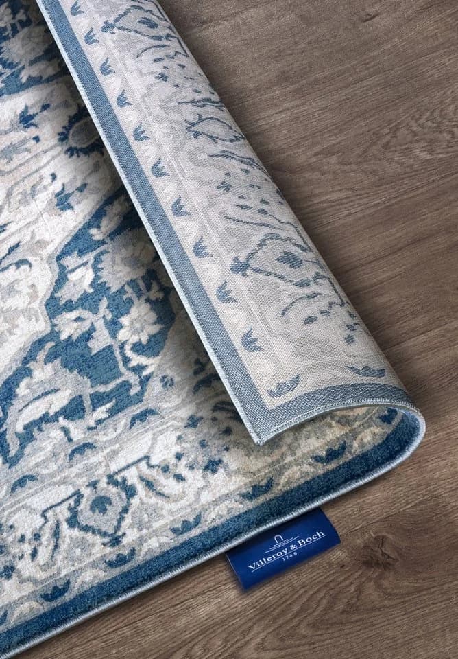 Villeroy & Boch Teppich Gabrielle Blau Creme Orientalisch Kurzflor - Bild 5