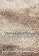 Villeroy & Boch Teppich Leon Rund Hochflor Shaggy Einfarbig Flauschig Weich Glänzend Modern Bild 4