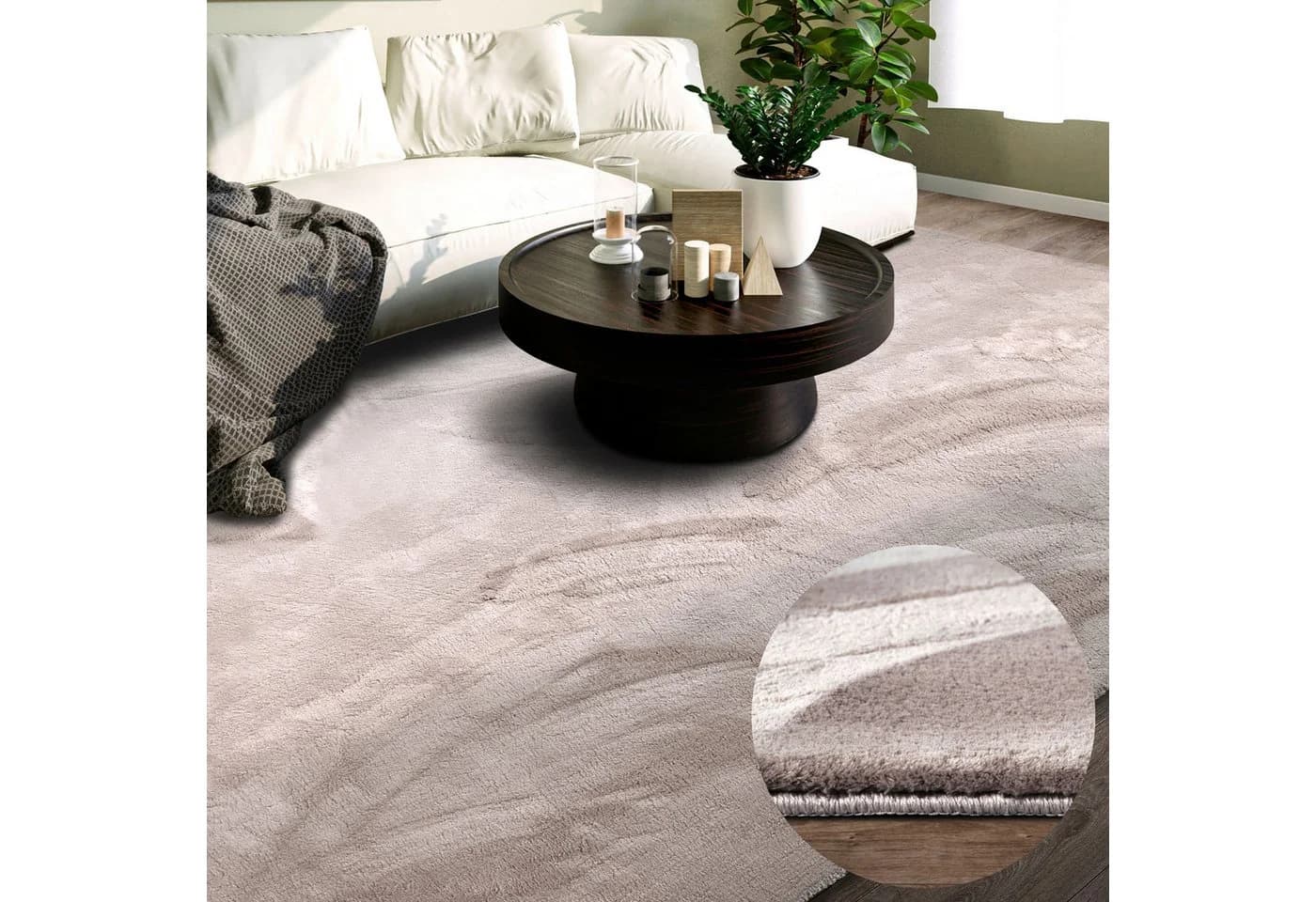 Villeroy & Boch Teppich Leon 15 mm Langflor Shaggy Creme - Bild 2