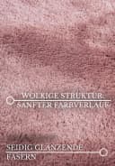 Villeroy & Boch Teppich Leon Rund Hochflor Shaggy Einfarbig Flauschig Weich Glänzend Modern Uni Bild 4