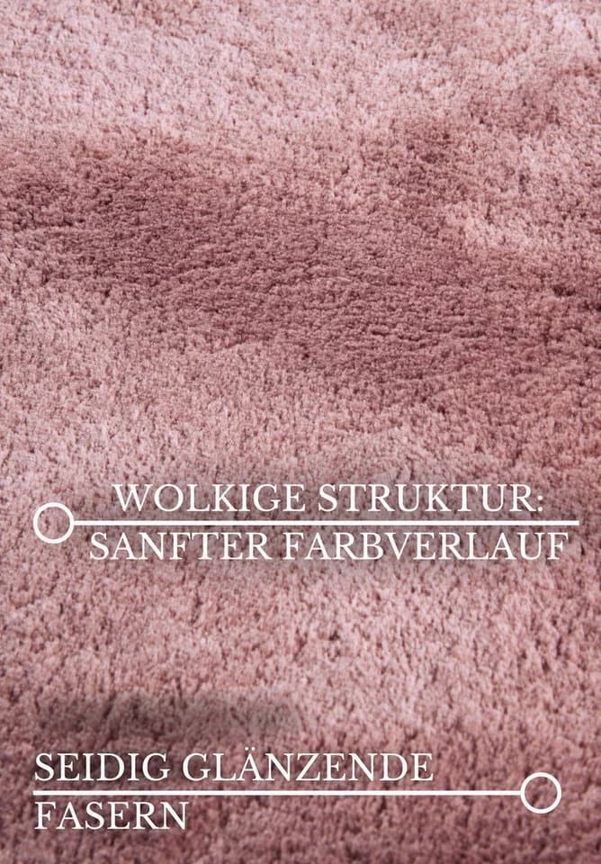 Villeroy & Boch Teppich Leon Rund Hochflor Shaggy Einfarbig Flauschig Weich Glänzend Modern Uni - Bild 4