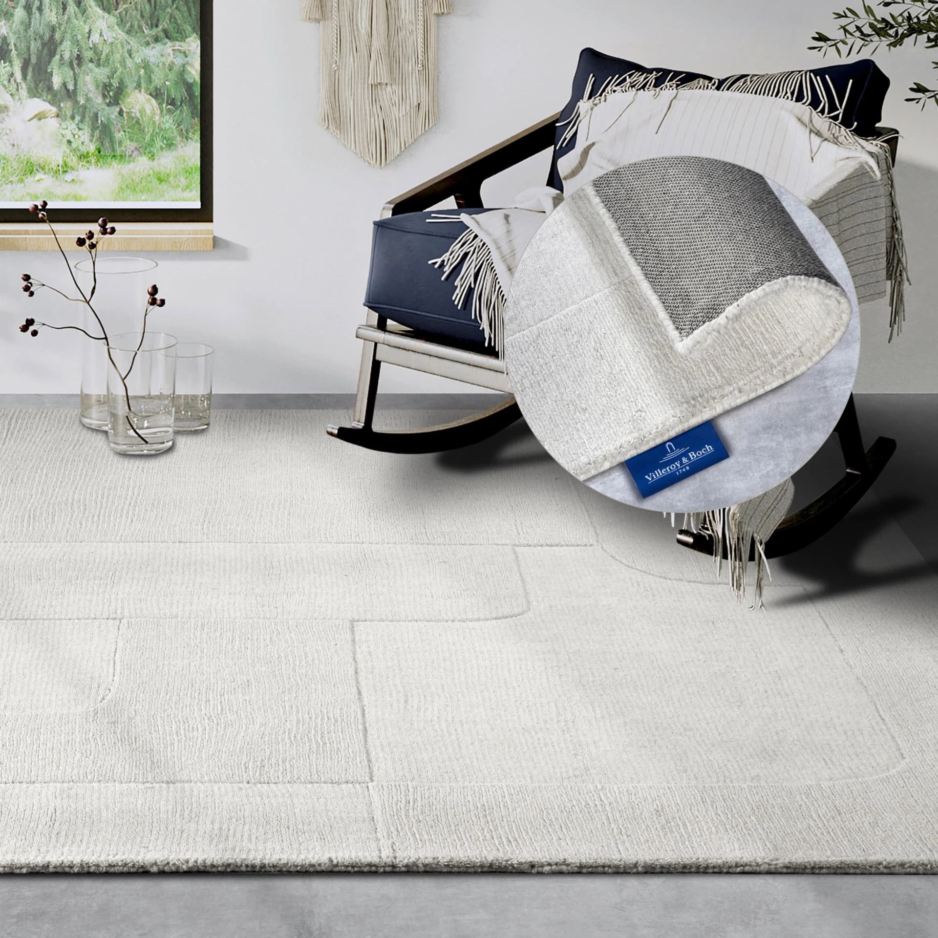 Villeroy & Boch Wollteppich Charlotte Beige Handgewebt