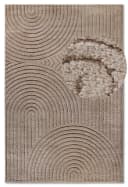 ELLE DECORATION Designteppich Cosy Panglao Grau Hoch-Tief-Struktur Bild 1