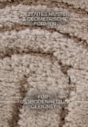 ELLE DECORATION Designteppich Cosy Panglao Grau Hoch-Tief-Struktur Bild 3