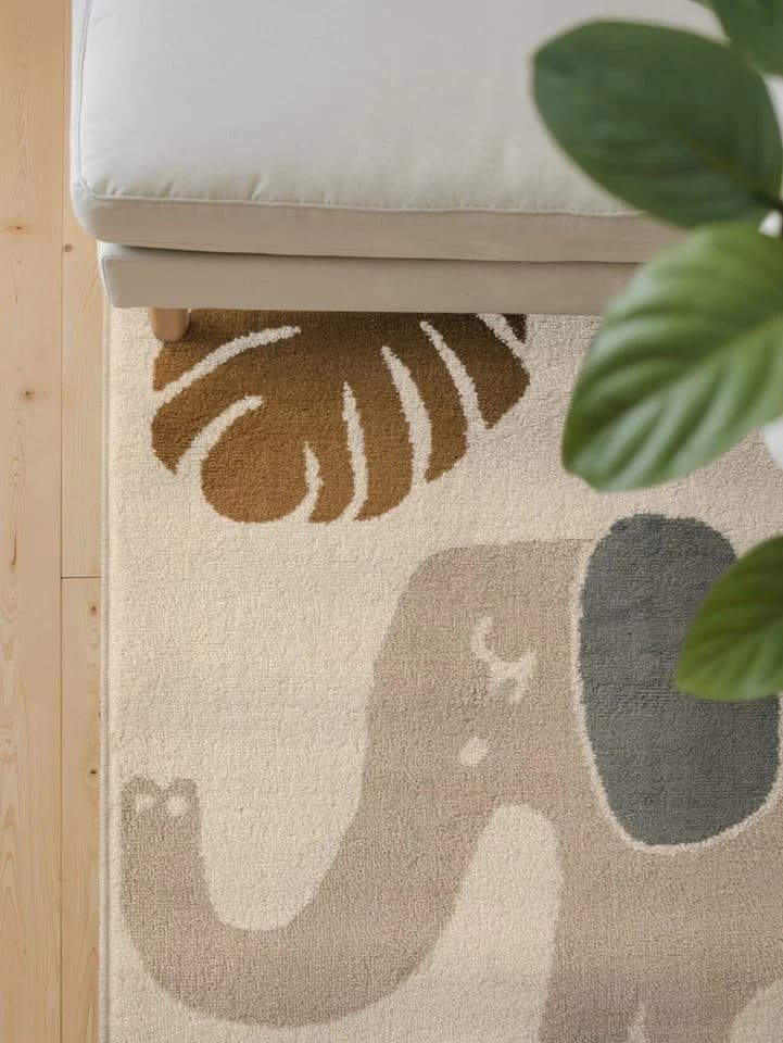 HANSE HOME Kinderteppich Animal Safari Beige Bunt Kurzflor - Bild 5