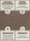 HANSE HOME Wollteppich Eleni Taupe Handgetuftet Geometrisch Bild 4