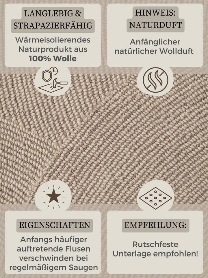 Wollteppich Eleni von Hanse Home, Handgetuftet, Geometrisches Design - Bild 4