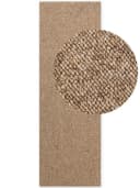 Teppich ELLE DECORATION Rocco Karamell Woll-Optik Läufer Bild 1