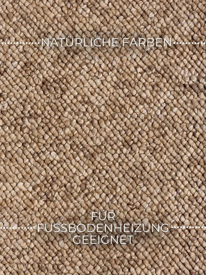 Teppich ELLE DECORATION Rocco Karamell Woll-Optik Läufer - Bild 4