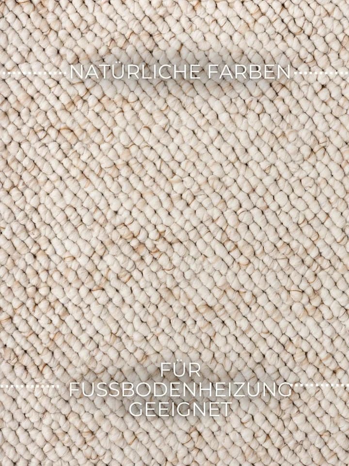 Teppich ELLE DECORATION Rocco Beige Meliert Woll-Optik - Bild 4