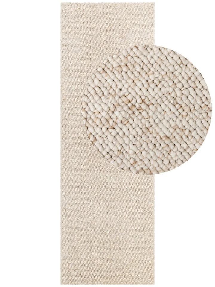 Teppich ELLE DECORATION Rocco Beige Woll-Optik Läufer