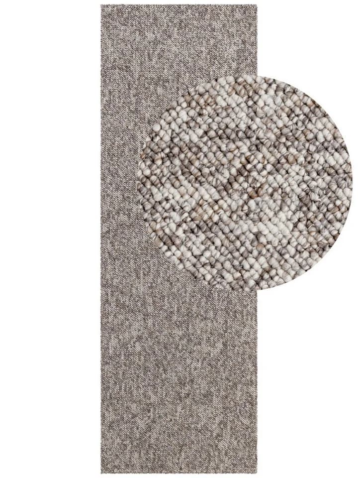 Teppich Rocco Taupe Multifarben Polypropylen Woll-Optik