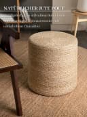 HANSE Home Pouf Jutta Jute Bild 1