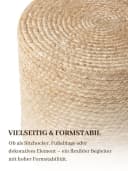 HANSE Home Pouf Jutta Jute Bild 5