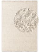 Wollteppich Majoli Elle Decoration Herringbone Natur Weiß Bild 1