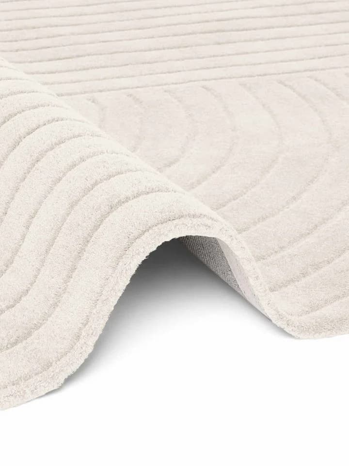 Wollteppich VIKOSA Arcora Cremeweiß Geometrisches Design - Bild 5