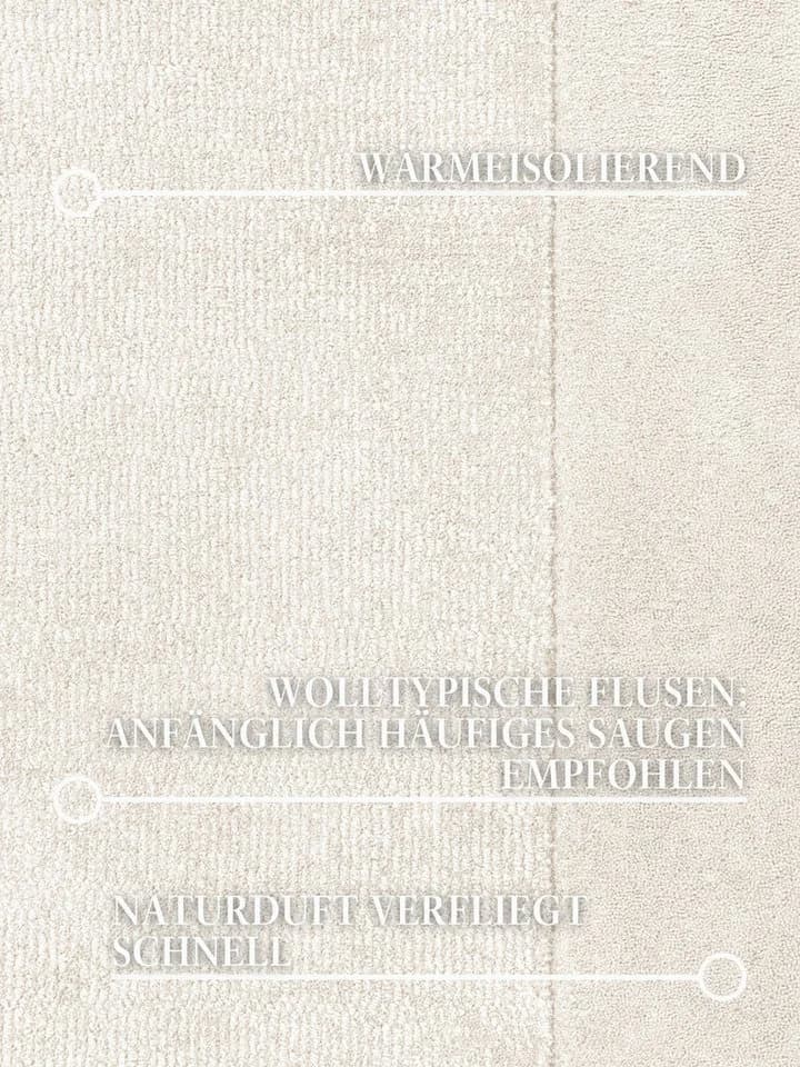 Villeroy & Boch Wollteppich Kari Natur Creme Handgewebt - Bild 3
