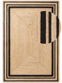 Hanse Home Jutta Juteteppich Natur Gold Schwarz Bild 1