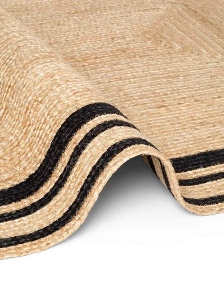 Hanse Home Jutta Juteteppich Natur Gold Schwarz - Bild 5