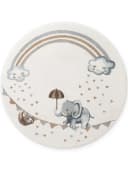 Villeroy & Boch Kinderteppich Walk like an Elephant Rainbow Teppich, rund, Höhe: 9 mm, Spielteppich weich, Kinderzimmer, Boho Kids Spielunterlage, Tieremotiv Bild 1