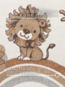 Villeroy & Boch Kinderteppich Roar like a Lion, rund, 9 mm, Tieremotiv Bild 4