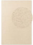 Wollteppich ELLE DECORATION Knots Hellbeige Handgetuftet Bild 1