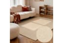 Wollteppich ELLE DECORATION Knots Hellbeige Handgetuftet Bild 2