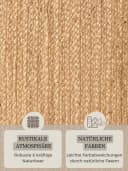 Hanse Home Rangpur Juteteppich Gold Sisal-Optik Bild 3