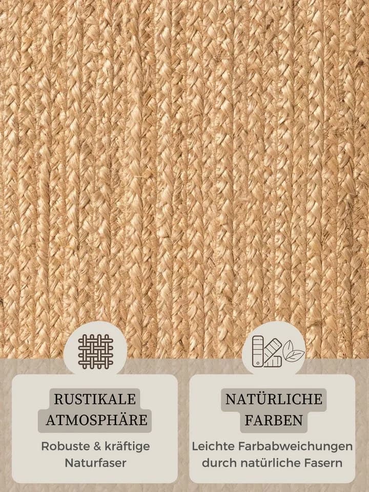 Hanse Home Rangpur Juteteppich Gold Sisal-Optik - Bild 3