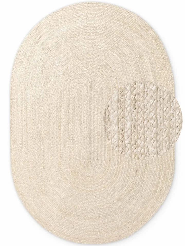 Hanse Home Rangpur Juteteppich Oval 100% Jute Sisal-Optik