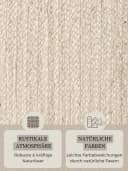 Hanse Home Rangpur Juteteppich Oval 100% Jute Sisal-Optik Bild 3