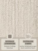 Hanse Home Rangpur Juteteppich Weiß Handgewebt Bild 4