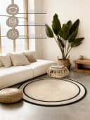 Hanse Home Teppich Lina Natur Jute Handgewebt Rund Bild 3