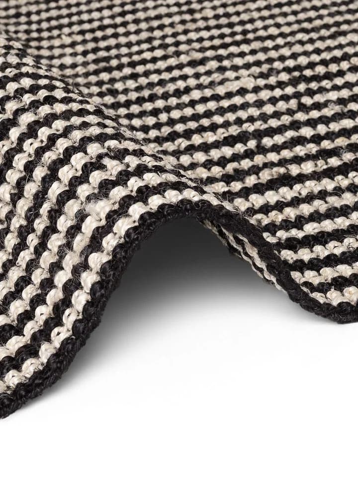 Juteteppich Ebony von Elle Decoration, Natur, Elfenbein, Schwarz, 160x230 cm - Bild 4