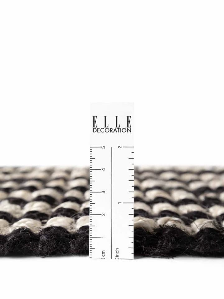 Juteteppich Ebony von Elle Decoration, Natur, Elfenbein, Schwarz, 160x230 cm - Bild 5