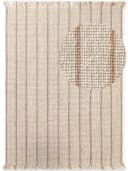 ELLE DECORATION Juteteppich Sierra Natur, Elfenbein, Gold, 160x230 cm Bild 1