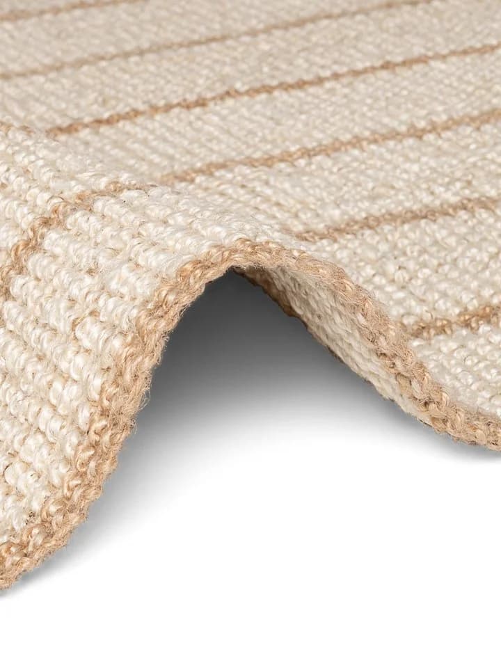 ELLE DECORATION Juteteppich Sierra Natur, Elfenbein, Gold, 160x230 cm - Bild 3