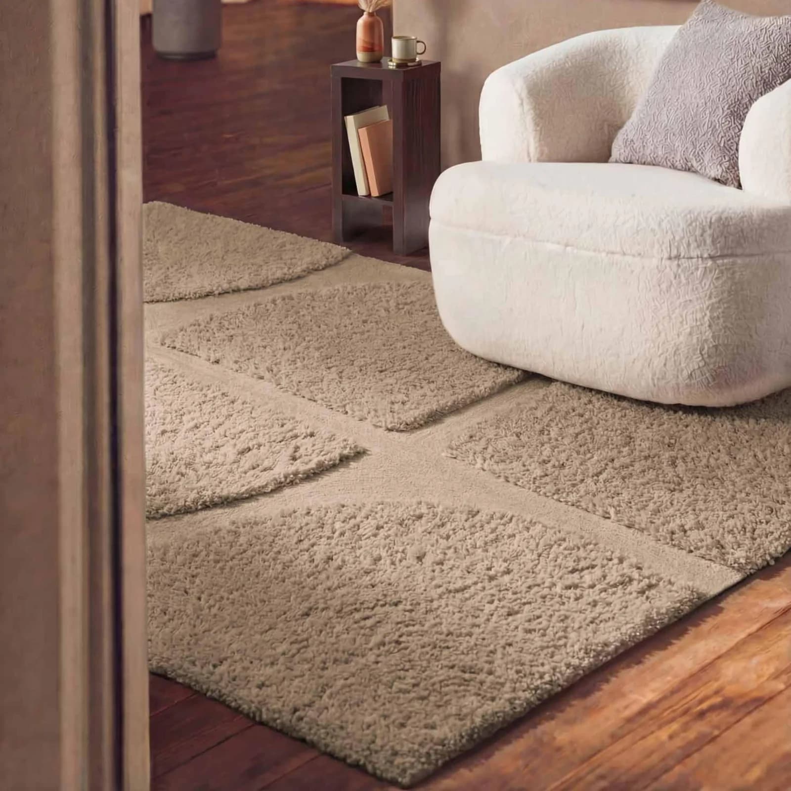 TED BAKER Hochflor-Teppich Jasper Beige Modern
