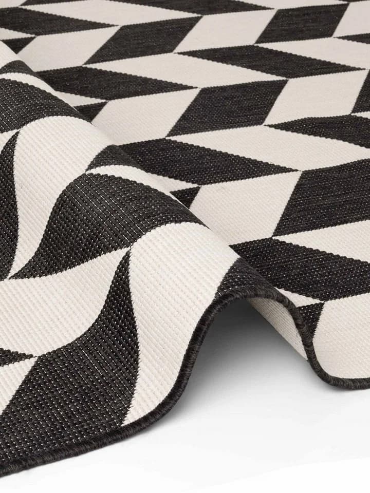Ted Baker Terrick Teppich Schwarz-Weiß Geometrisches Design - Bild 5