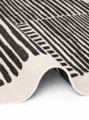 Ted Baker Bounds Teppich Schwarz/Weiß Geometrisches Muster Bild 5