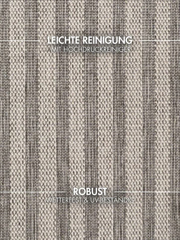 Ted Baker Linley Teppich Grau/Weiß Gestreift - Bild 4