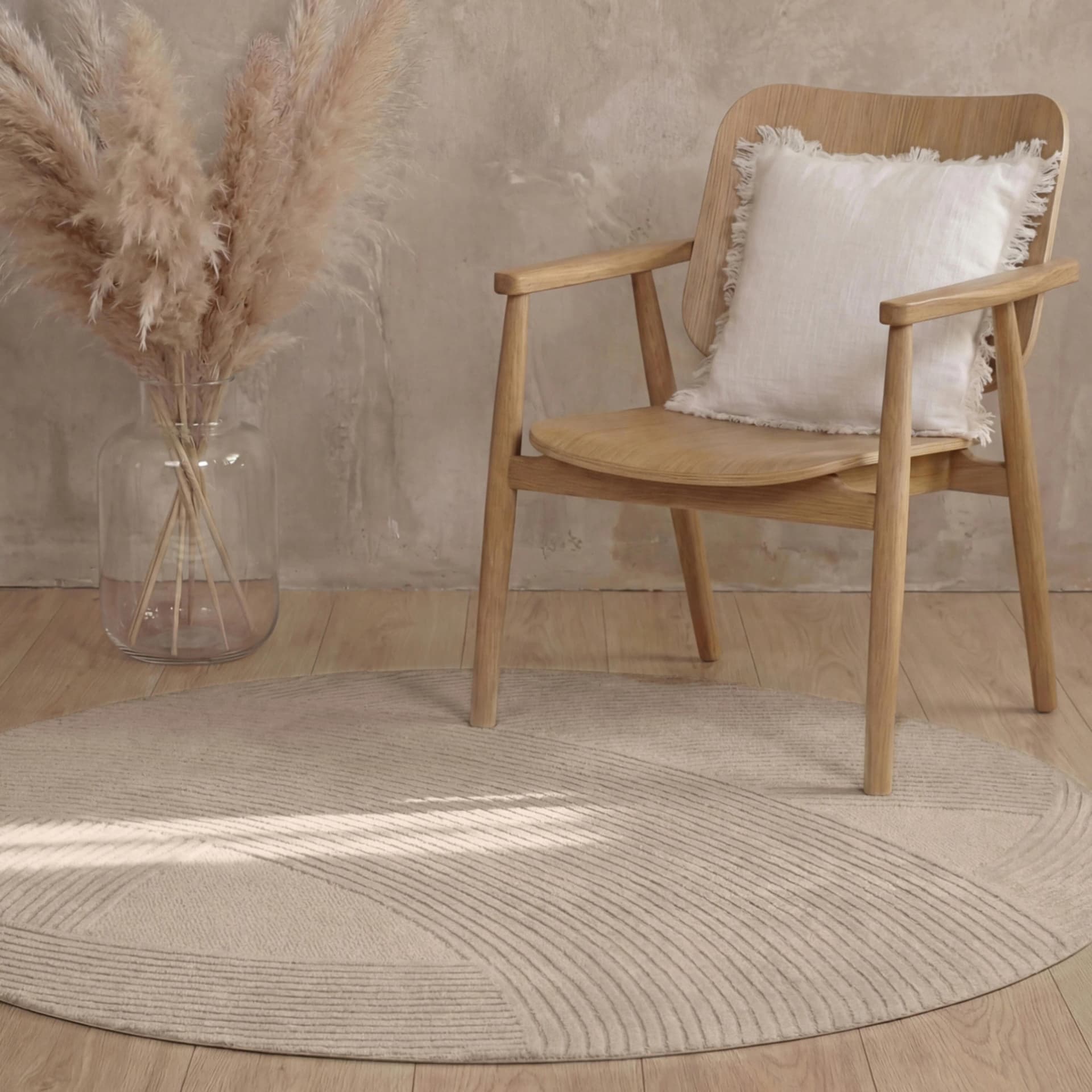 TED BAKER Wollteppich Victoria Beige 200cm