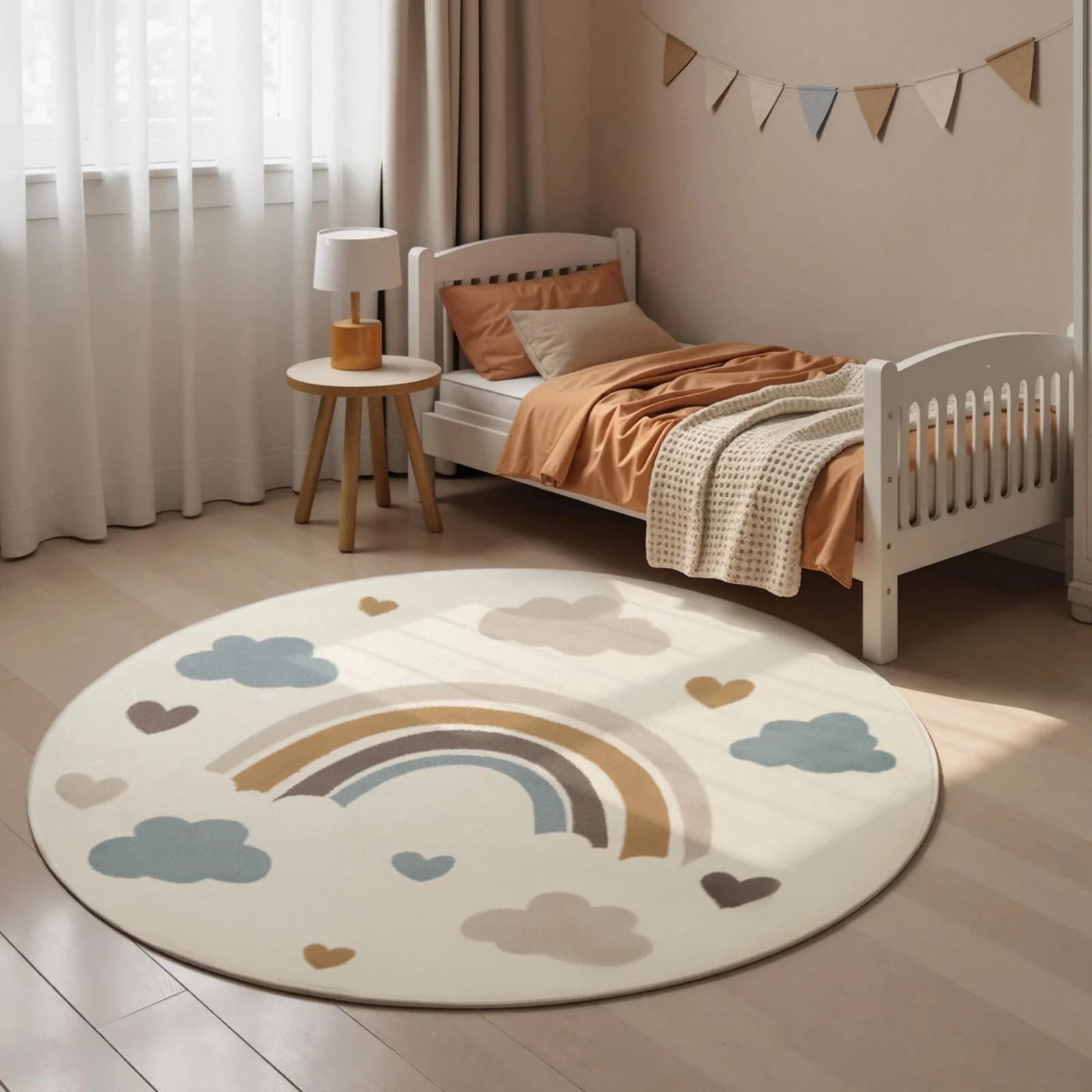 Kinderteppich HANSE HOME Skyla Creme Multifarben
