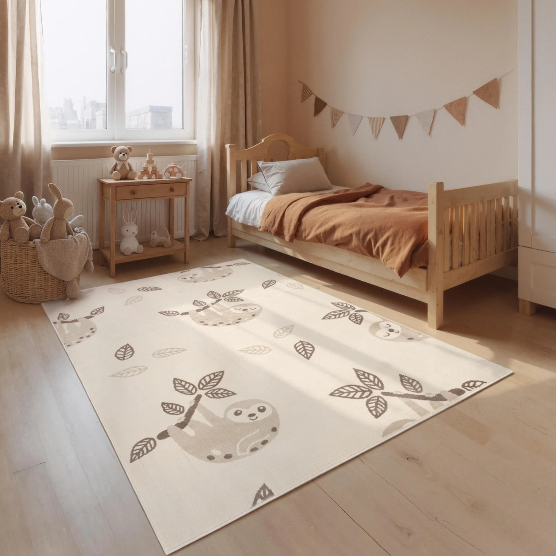 Kinderteppich HANSE HOME Relaxio Creme Multifarben