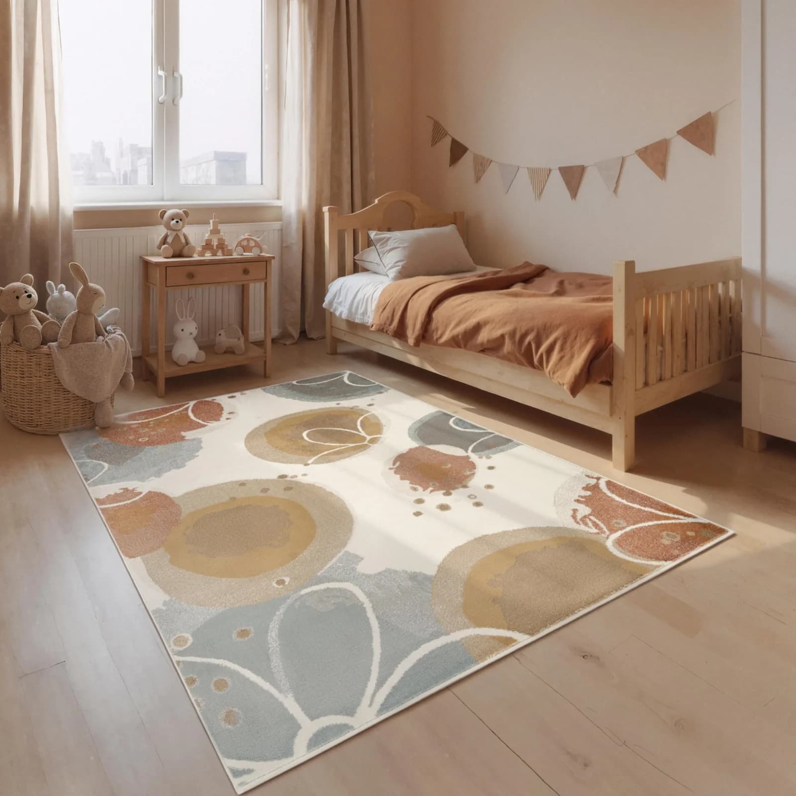 Kinderteppich HANSE HOME Marigold Creme Multifarben