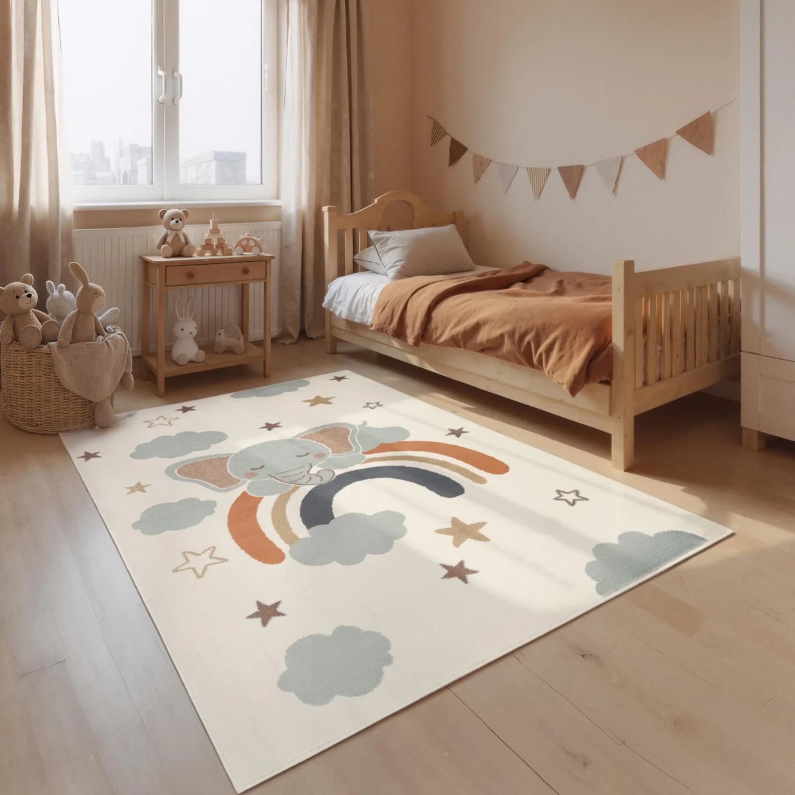 HANSE HOME Kinderteppich Dreamy Jumbo Creme Multifarben